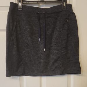 Tangerine Dark Gray Mini Skort